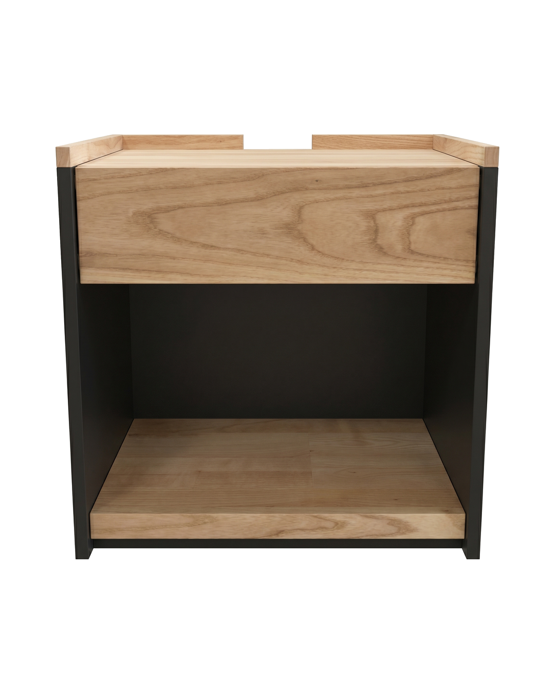 BURO CARDON ENCINO NEGRO 1 CAJON CON PATAS NEGRO