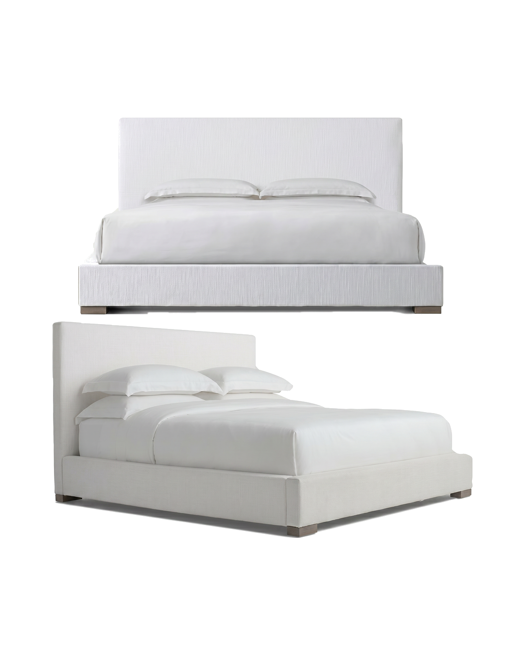 CAMA QUEEN SIZE LENA EN TELA LULLABY FOSIL