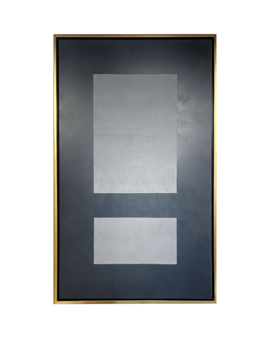CUADRO ABSTRACTO PLOMO A NEGRO CON GRIS