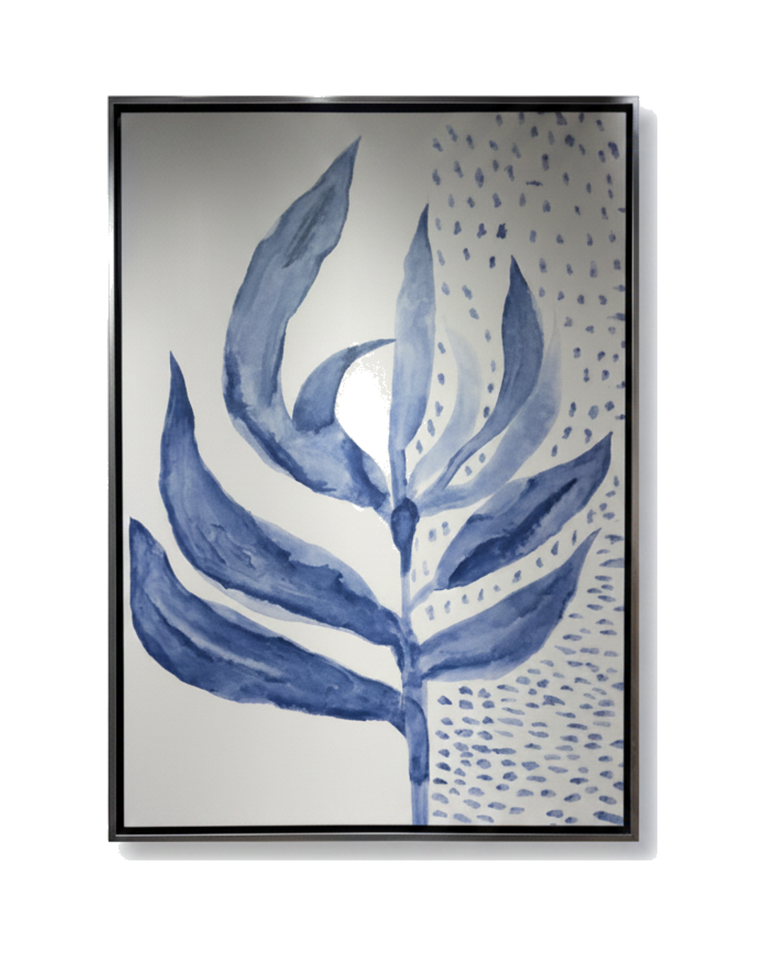 CUADRO HOJAS AZULES B MED 1.20M X 1.50M