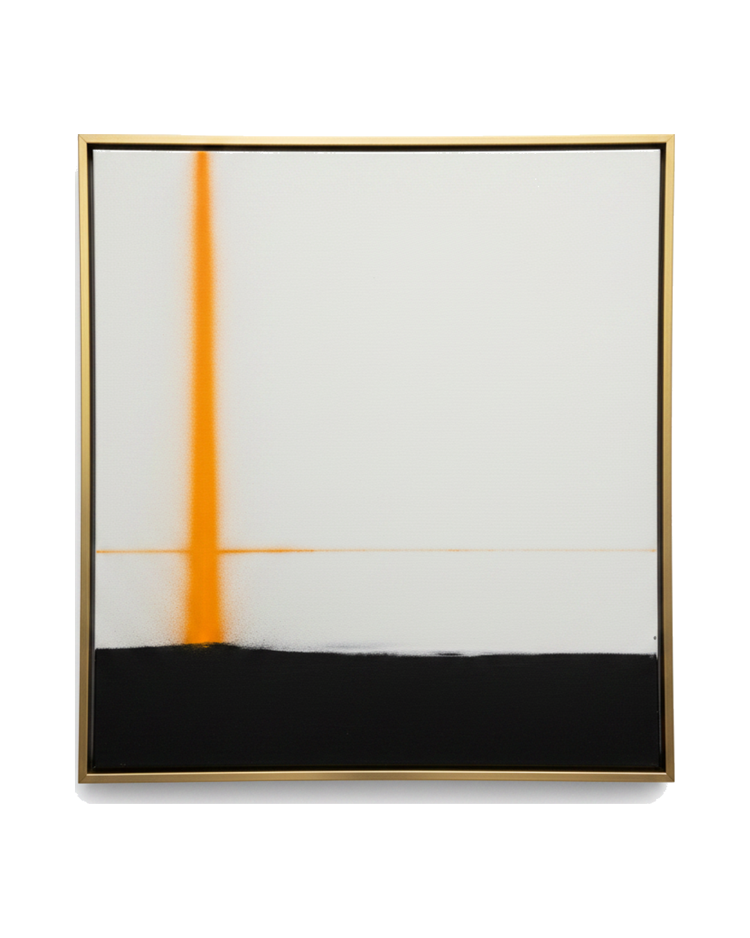 CUADRO ORANGE A LINEA NARANJA CON NEGRO