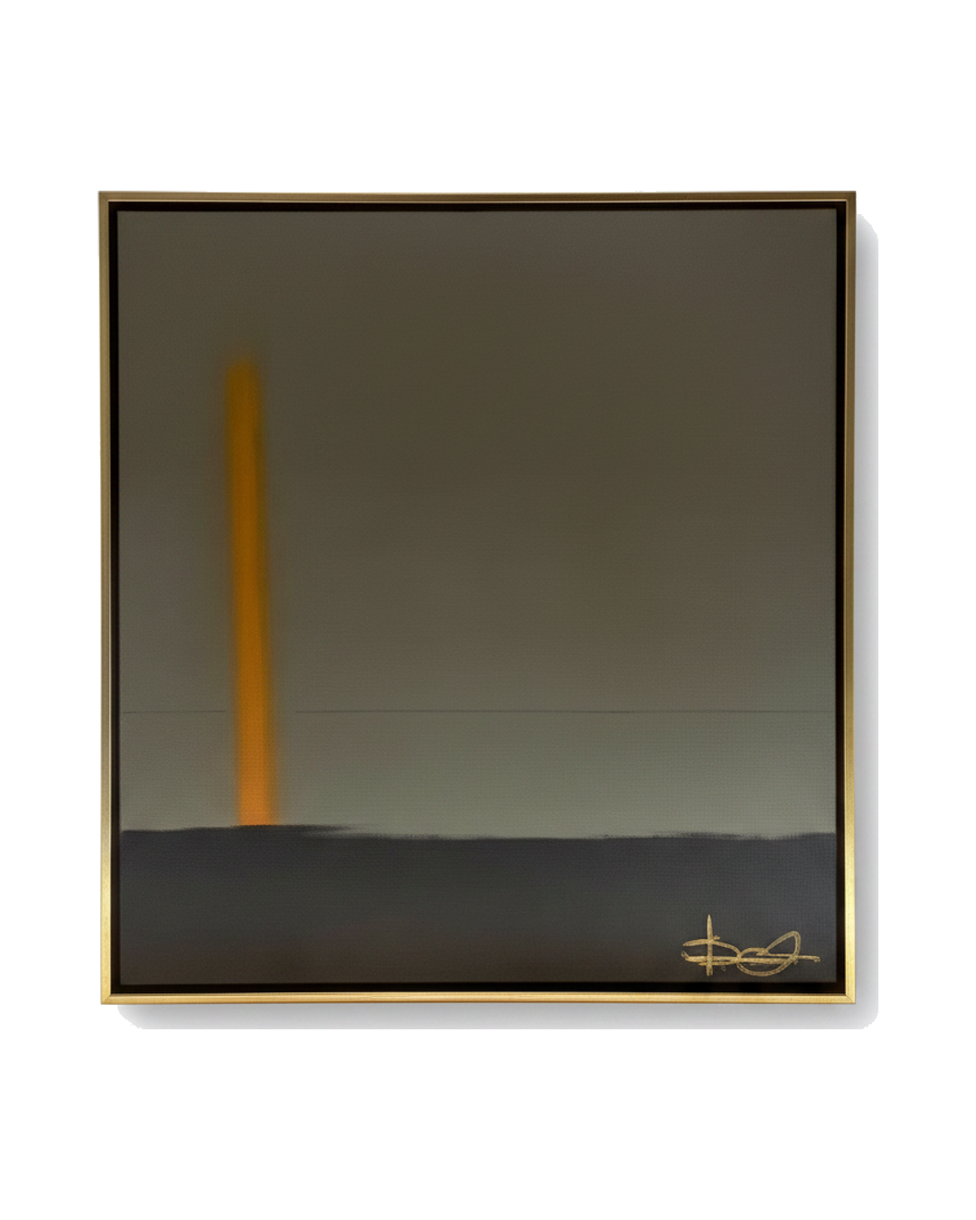 CUADRO ORANGE B LINEA NARANJA CON NEGRO