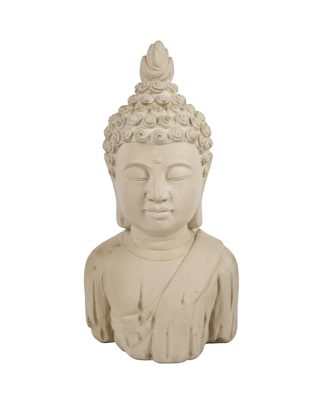 ESCULTURA BUDA TIBETANO PARADO CEMENTO