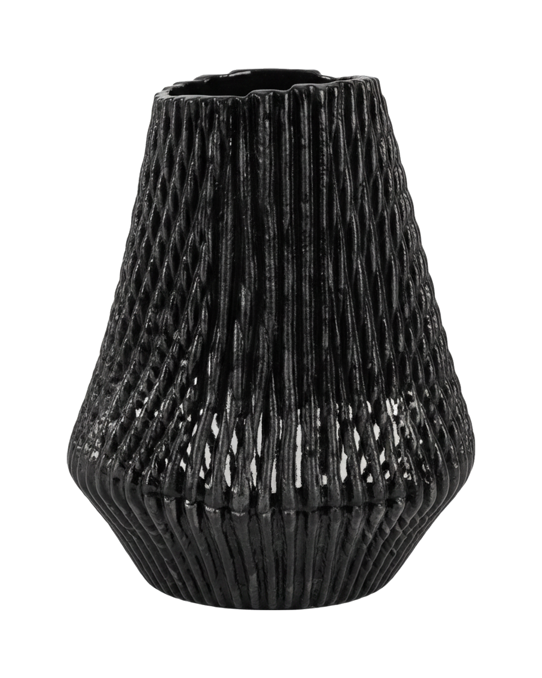 FLORERO YIBUTI CERAMICA MED. 23CM LARGO X 23CM