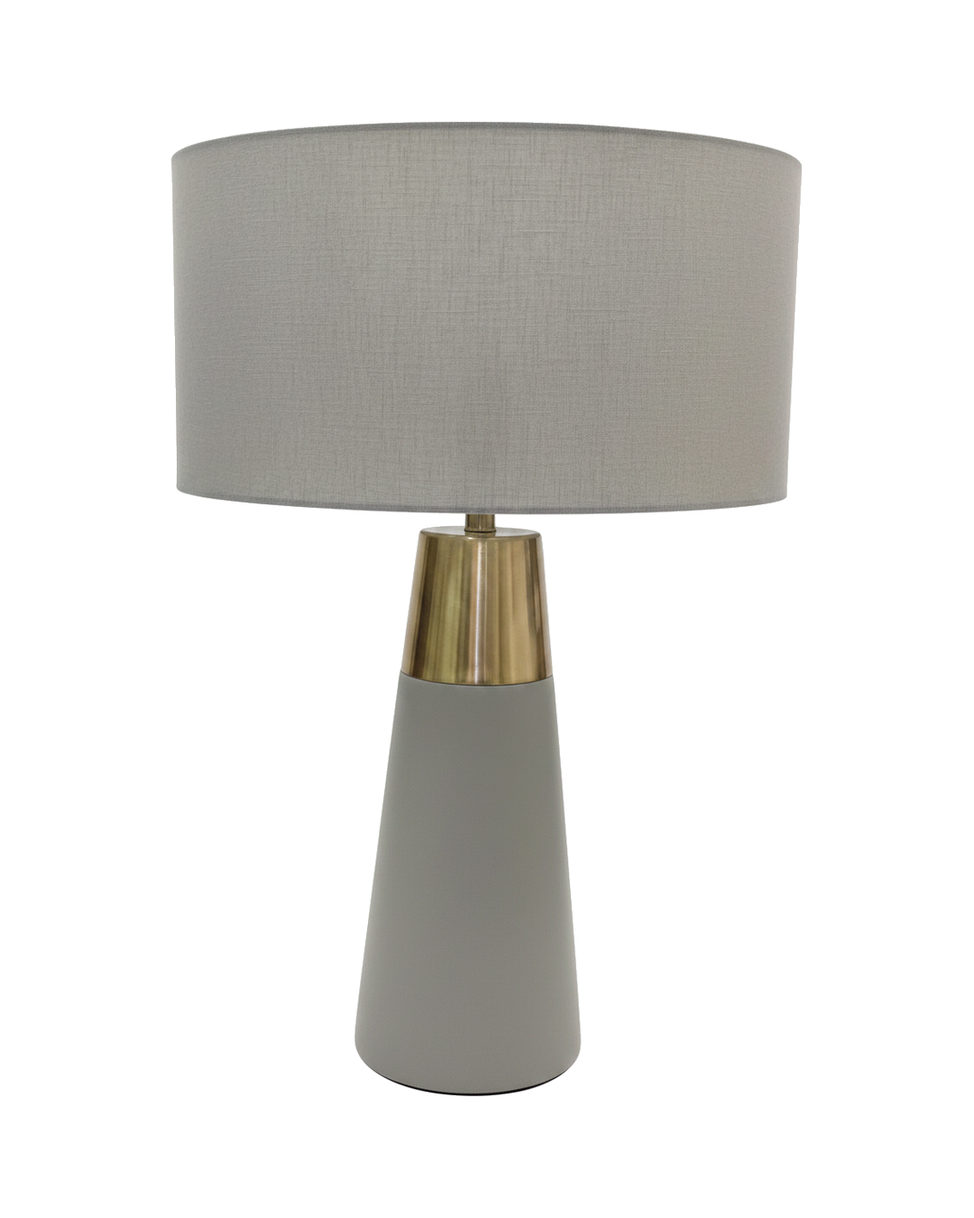 LAMPARA DE MESA MOD. AM472 CONO GRIS