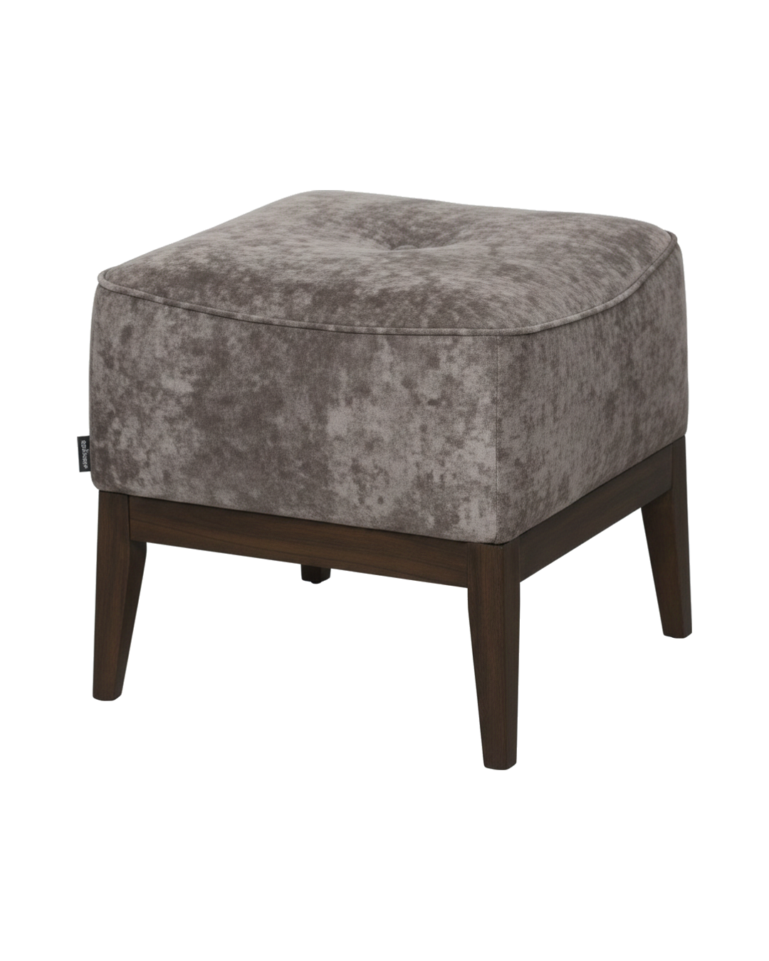 TABURETE CILINDRO EN TELA LINO PALIDO MED 50 X 60