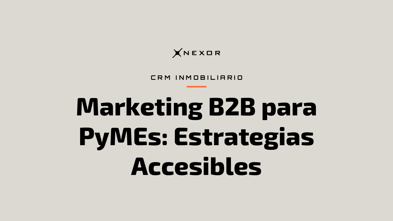 Marketing B2B para PyMEs: Estrategias Accesibles