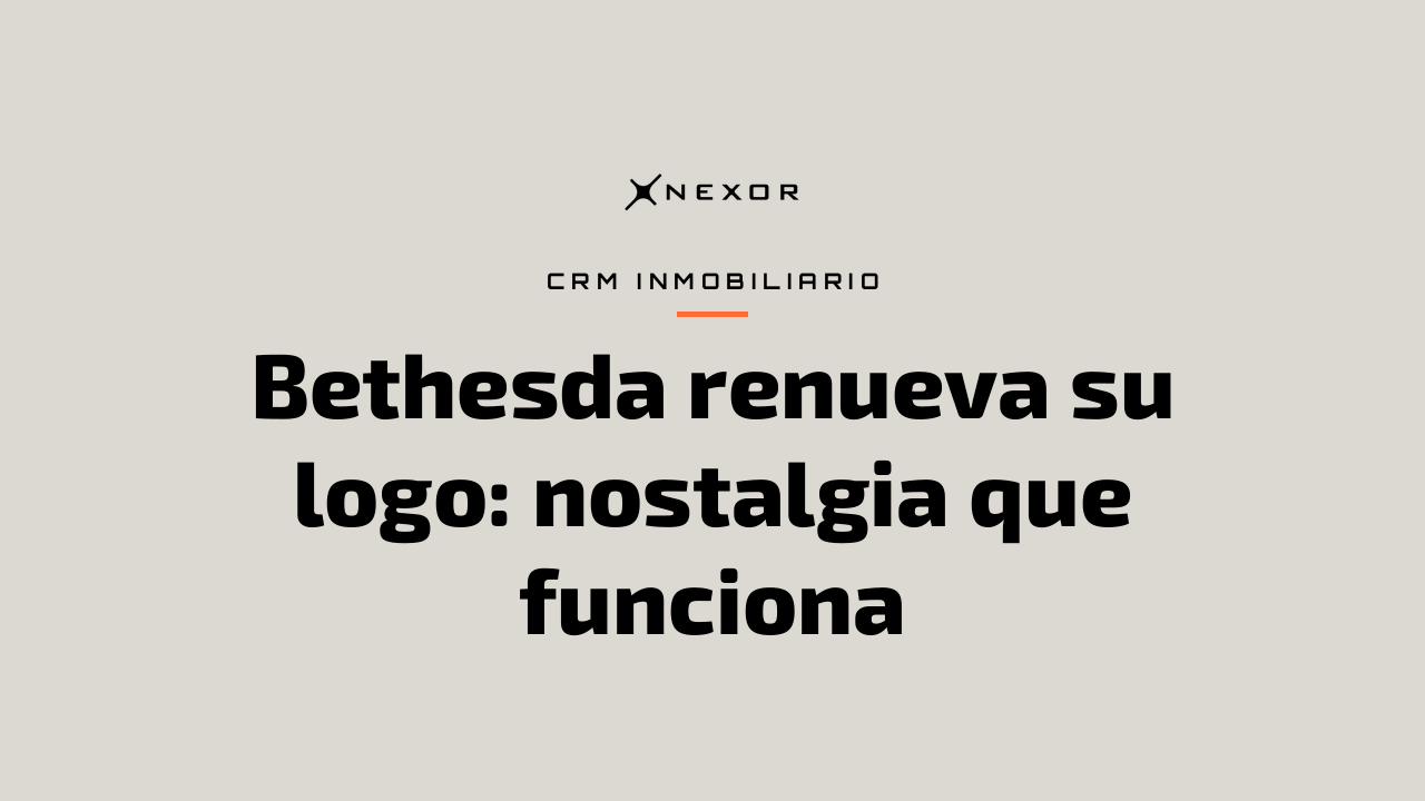 Bethesda renueva su logo: nostalgia que funciona