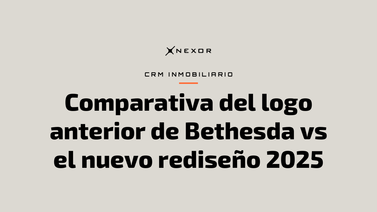 Comparativa del logo anterior de Bethesda vs el nuevo rediseño 2025